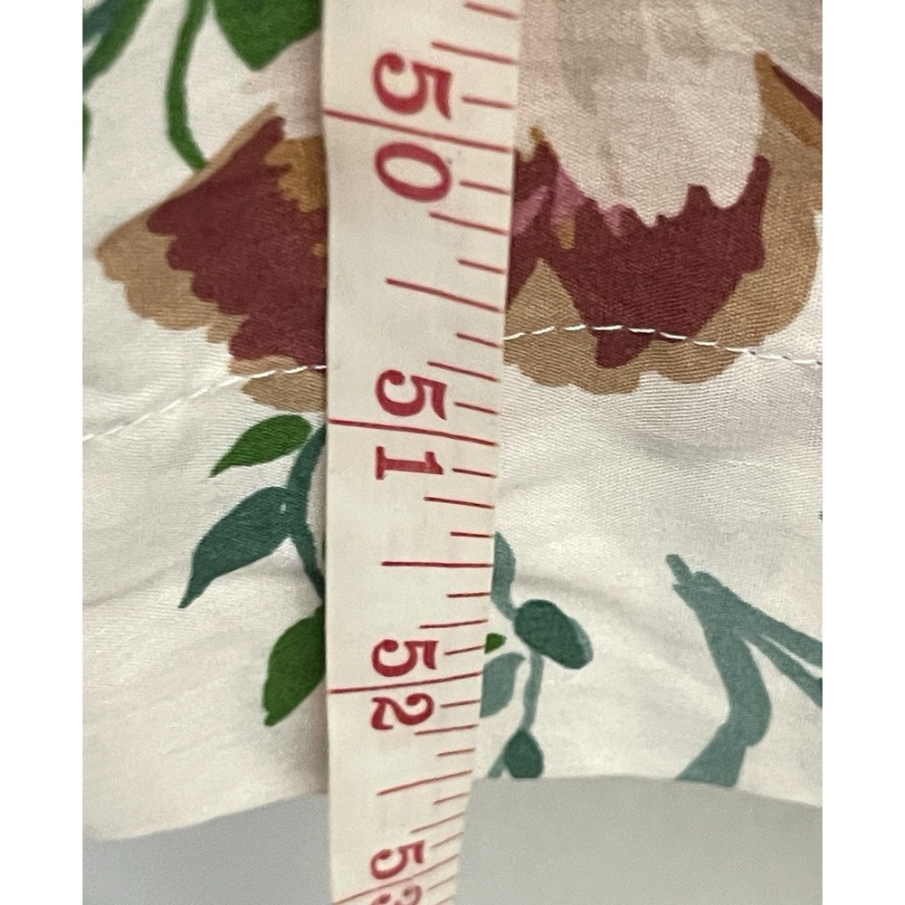 ANTHROPOLOGIE Somerset Puff Sleeve Floral Maxi Dress Cottage Natural XL - Picture 16 of 16